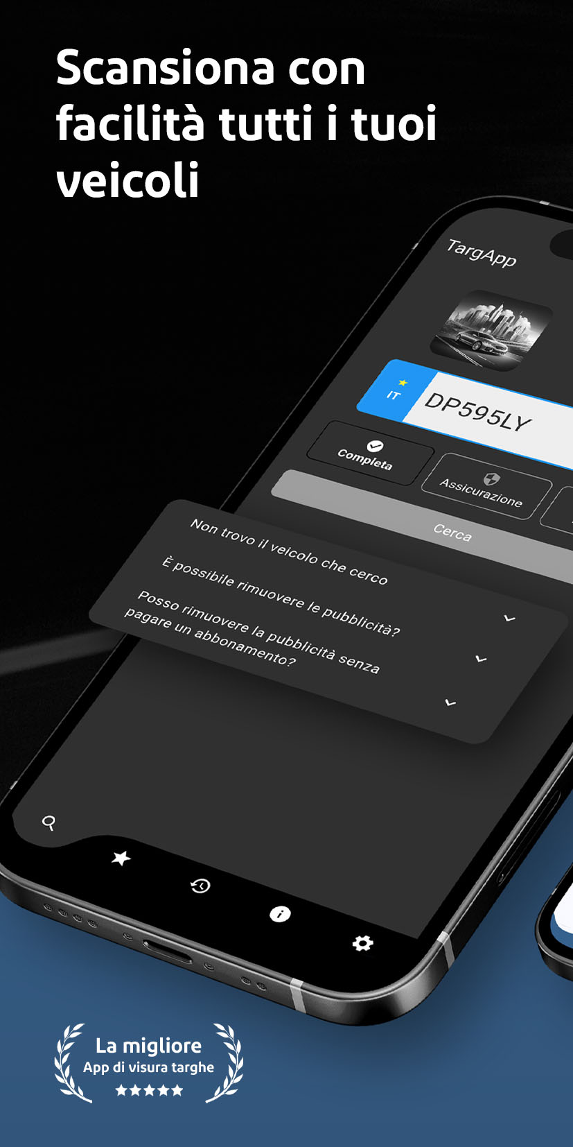 TargApp — scansione targa con fotocamera